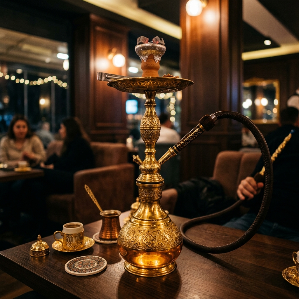 شيشة ذهبية